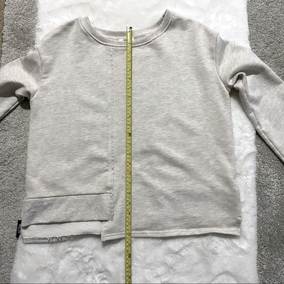 ⭐️2xHP⭐️ Umgee Heathered Grey Size Medium Fleece Top - Picture 10 of 10